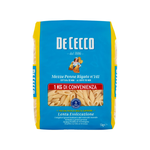 De Cecco Mezze Penne Rigate 41 - makaron rurki 1000g