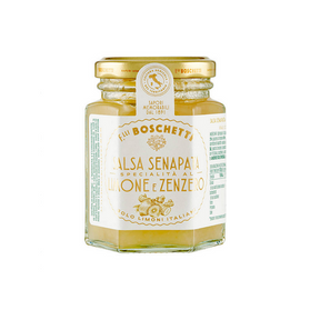 Boschetti Salsa Limone Zenzero - włoski sos musztardowy z cytryną 130g