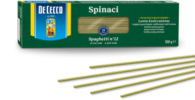 De Cecco Spaghetti Spinaci n12 - makaron 500g
