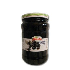 Novella Olive Nere Denocciolate - 720 ml czarne oliwki drylowane