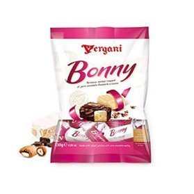 Vergani Torroncini Bonny 130 g - nugat z migdałami w czekoladzie 