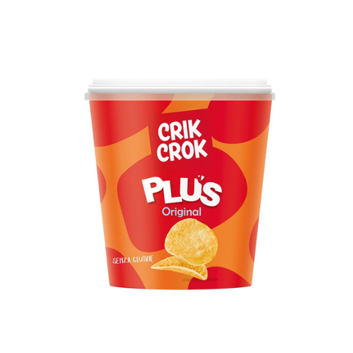 Crik Crok Plus Original Chips - włoskie chipsy 40g