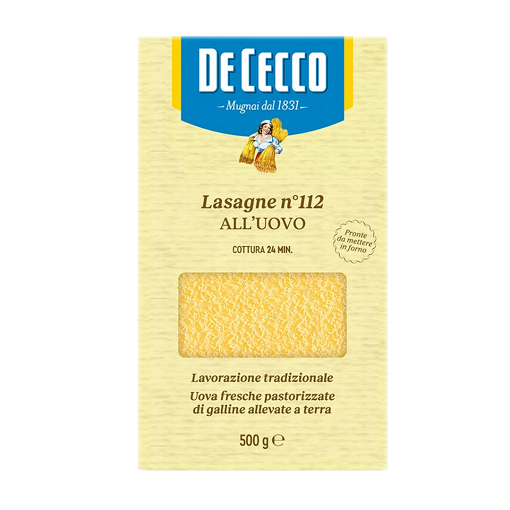 De Cecco Lasagne n' 112 - jajeczny makaron lasagne 500g
