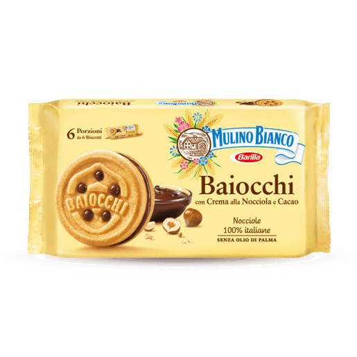Mulino Bianco Baiocchi Snack - włoskie ciastka 336 g