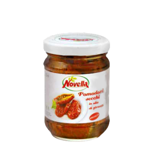 Novella Pomodori Secchi in olio di girasole - 314 ml pomidory suszone