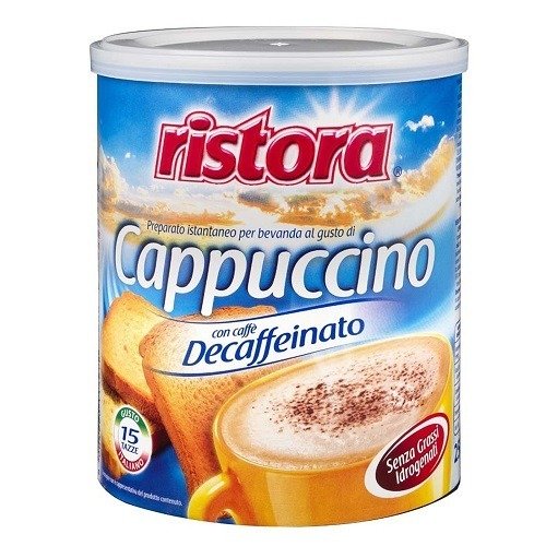 Ristora włoskie Cappuccino bezkofeinowe puszka 250 g