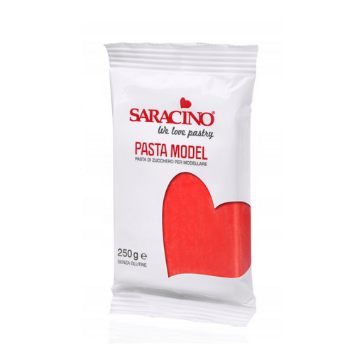 Saracino Pasta Model - czerwona masa cukrowa do modelowania  250g