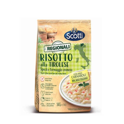 Scotti Risotto alla Tirolese risotto z szynką i serkiem śmietankowym 200g